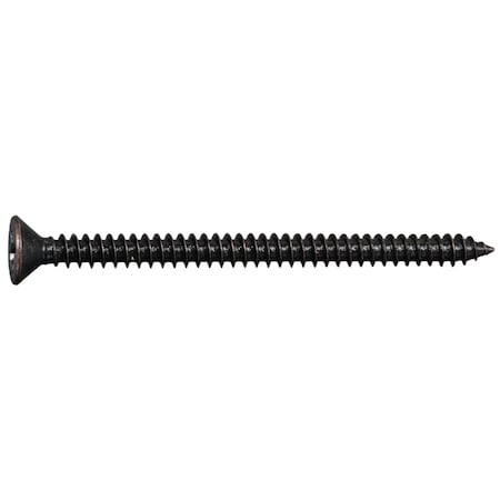 Midwest Fastener Wood Screw, #9, 2-1/2 in, Bronze Steel Flat Head Phillips Drive, 10 PK 930996